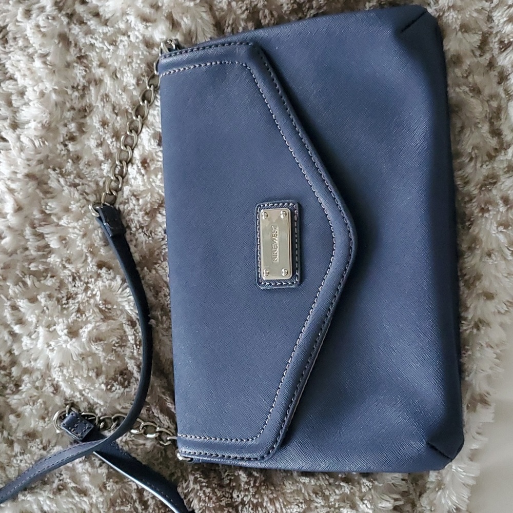 Nine West Dark Blue Crosdbody Shoulder  Bag